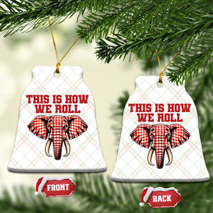 Alabama Fan Ceramic Ornament This Is How We Roll Elephant Bama Mascot Game Day TS10 Print Your Wear
