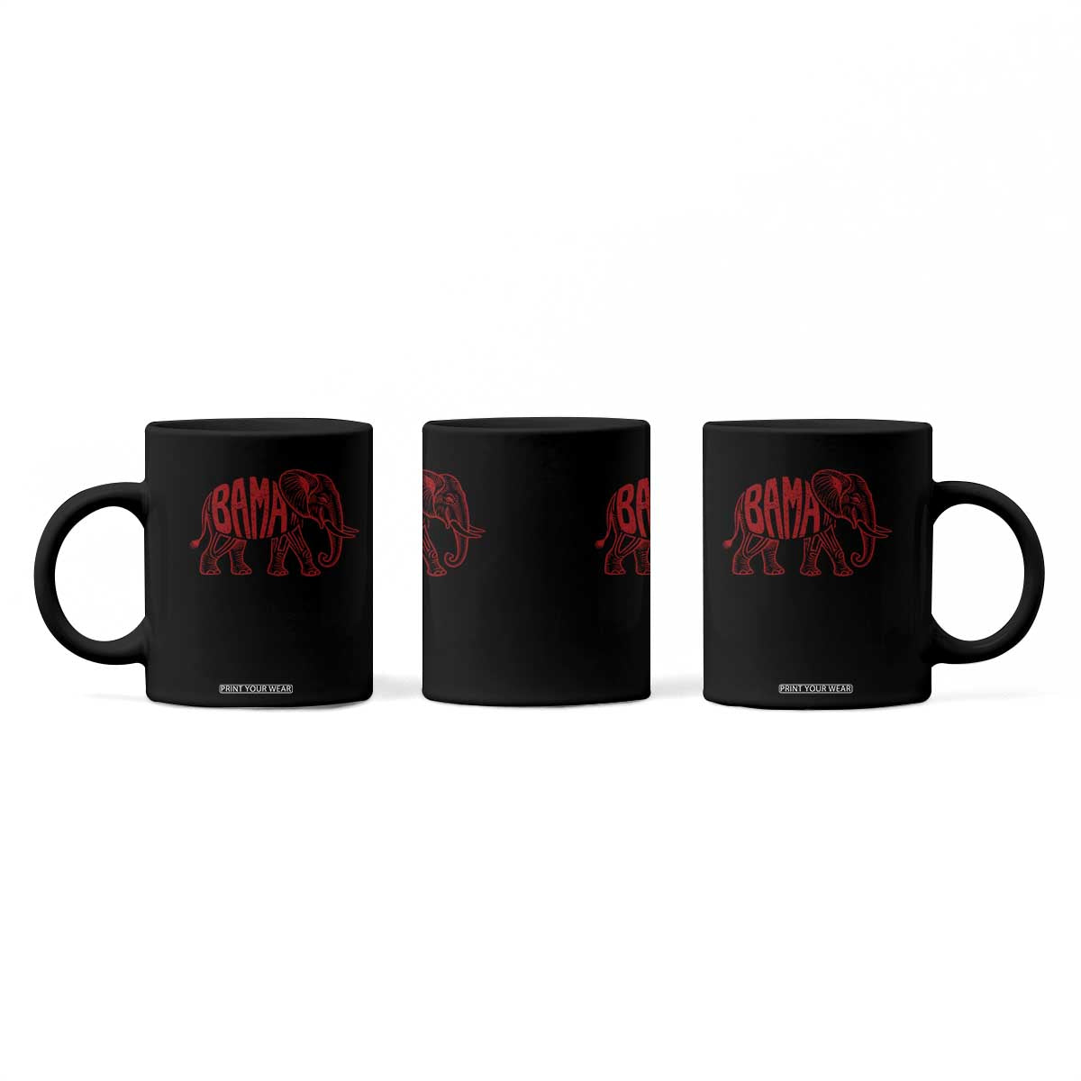 Alabama Fan Coffee Mug Retro Vintage City Elephant Bama Mascot Game Day TS10 Print Your Wear