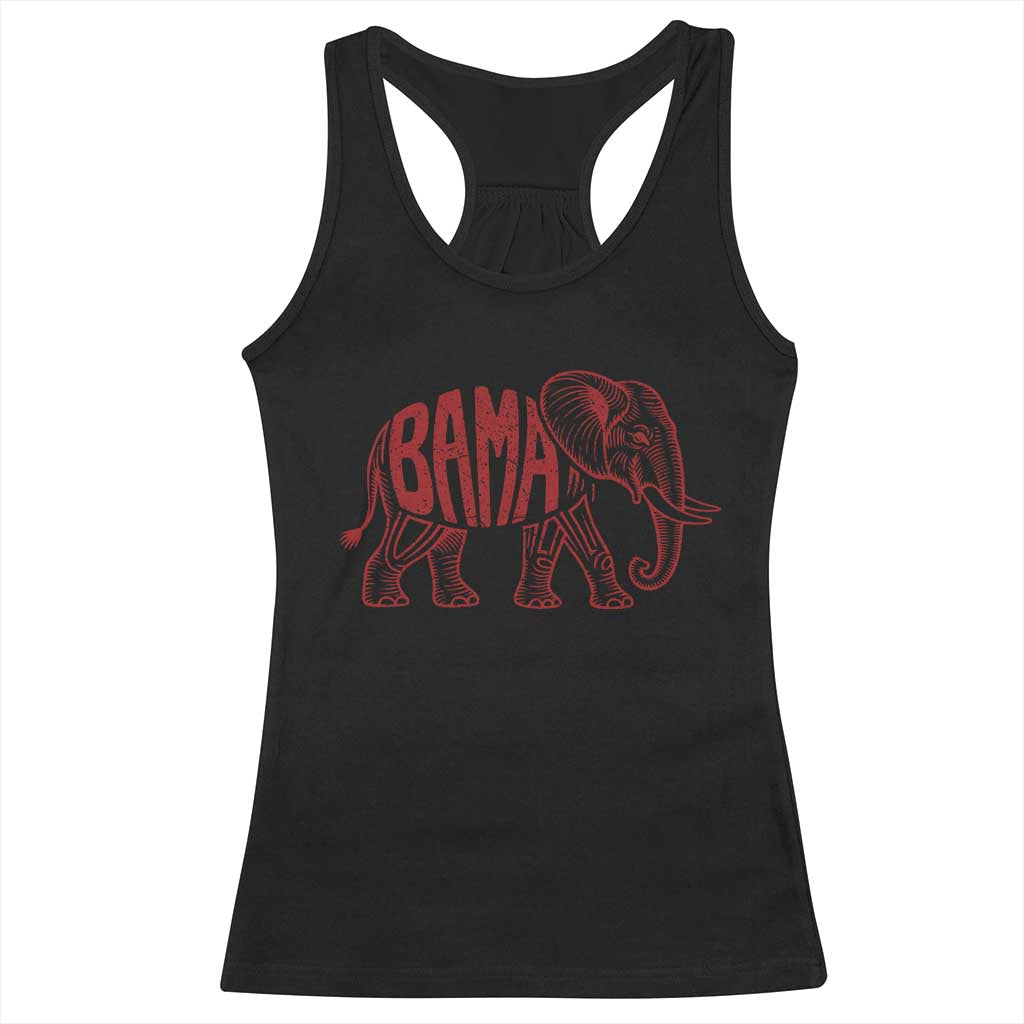 Alabama Fan Racerback Tank Top Retro Vintage City Elephant Bama Mascot Game Day TS10 Black Print Your Wear