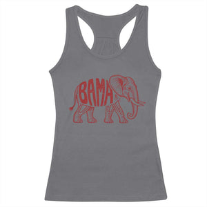 Alabama Fan Racerback Tank Top Retro Vintage City Elephant Bama Mascot Game Day TS10 Charcoal Print Your Wear
