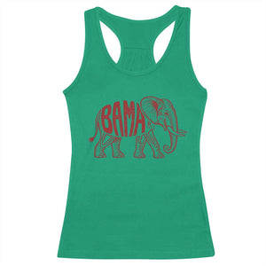 Alabama Fan Racerback Tank Top Retro Vintage City Elephant Bama Mascot Game Day TS10 Irish Green Print Your Wear