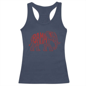 Alabama Fan Racerback Tank Top Retro Vintage City Elephant Bama Mascot Game Day TS10 Navy Print Your Wear