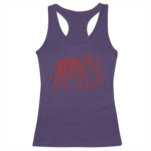 Alabama Fan Racerback Tank Top Retro Vintage City Elephant Bama Mascot Game Day TS10 Purple Print Your Wear