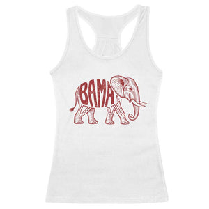 Alabama Fan Racerback Tank Top Retro Vintage City Elephant Bama Mascot Game Day TS10 White Print Your Wear