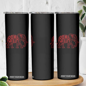 Alabama Fan Skinny Tumbler Retro Vintage City Elephant Bama Mascot Game Day TS10 Print Your Wear