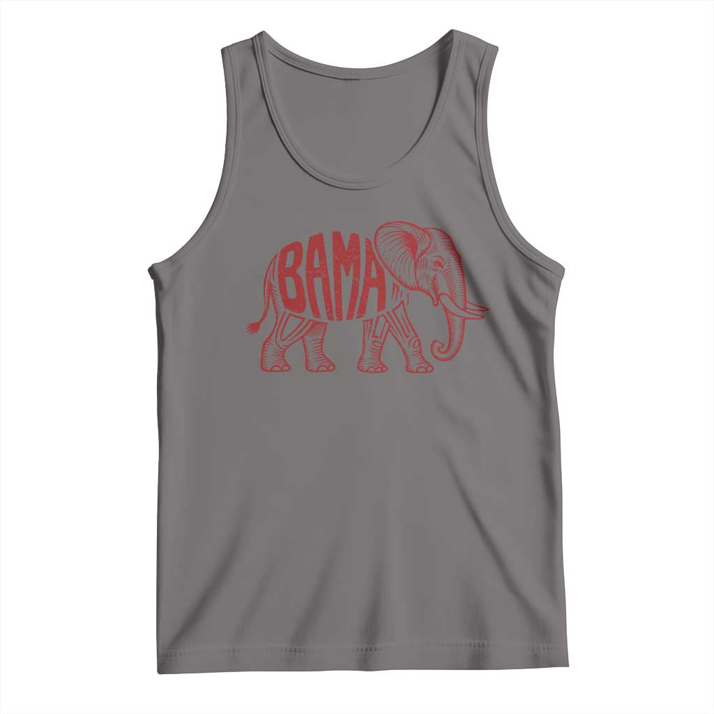 Alabama Fan Tank Top Retro Vintage City Elephant Bama Mascot Game Day TS10 Deep Heather Print Your Wear