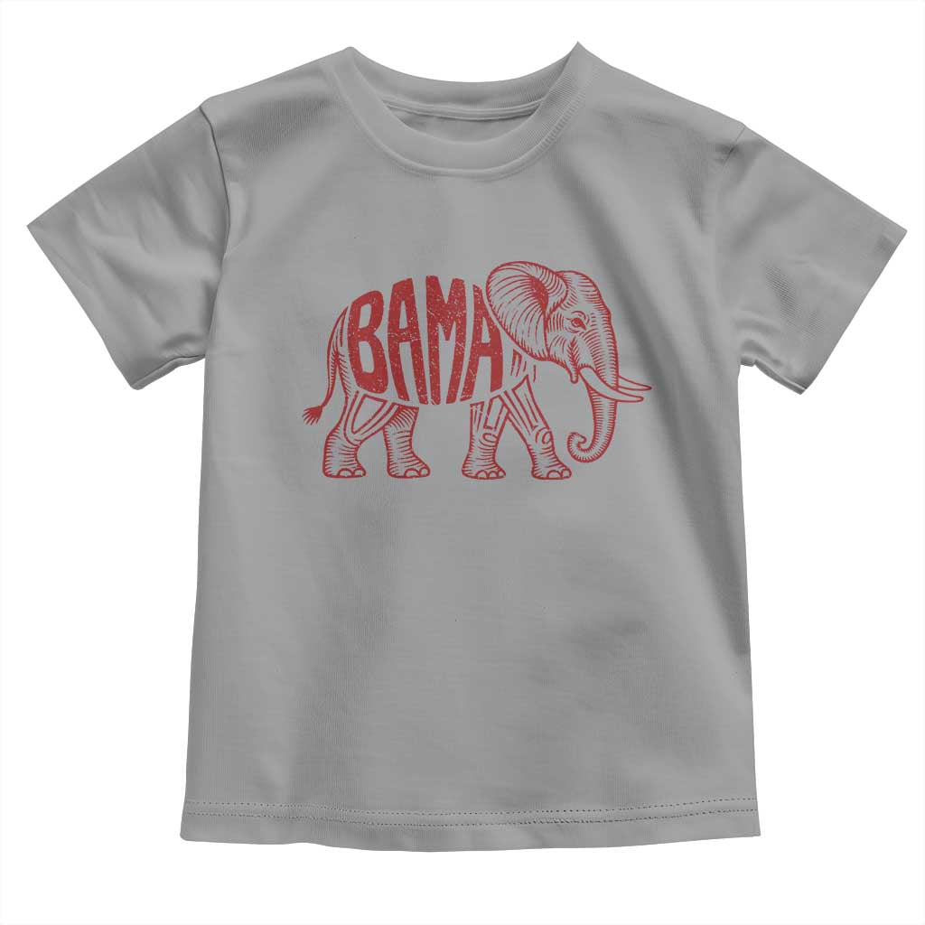 Alabama Fan Toddler T Shirt Retro Vintage City Elephant Bama Mascot Game Day TS10 Sport Gray Print Your Wear
