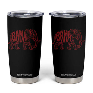 Alabama Fan Tumbler Cup Retro Vintage City Elephant Bama Mascot Game Day TS10 Black Print Your Wear