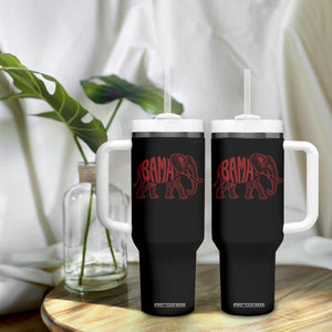 Alabama Fan Tumbler With Handle Retro Vintage City Elephant Bama Mascot Game Day TS10 Print Your Wear
