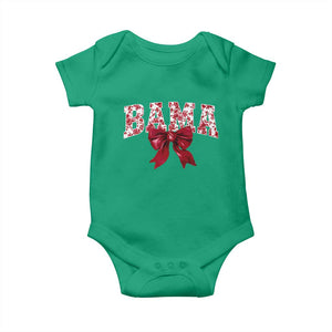 Vintage Bama Coquette Bow Baby Onesie Retro Varsity Alabama Football Lover AL State TS10 Irish Green Print Your Wear
