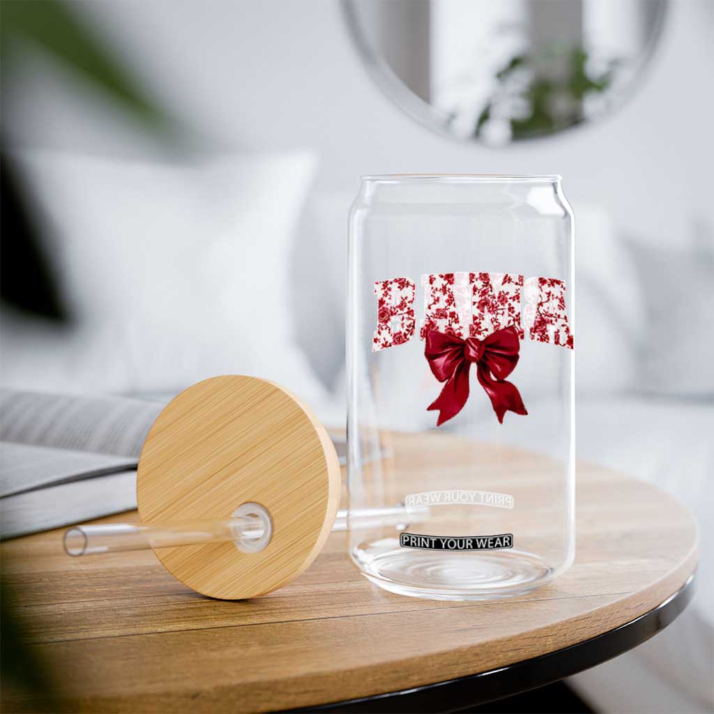 Vintage Bama Coquette Bow Glass Can Retro Varsity Alabama Football Lover AL State TS10 Print Your Wear