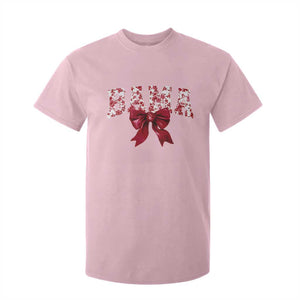 Vintage Bama Coquette Bow T Shirt For Kid Retro Varsity Alabama Football Lover AL State TS10 Light Pink Print Your Wear
