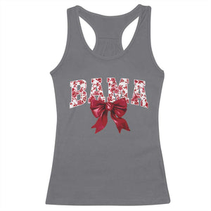 Vintage Bama Coquette Bow Racerback Tank Top Retro Varsity Alabama Football Lover AL State TS10 Charcoal Print Your Wear