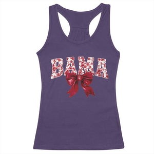Vintage Bama Coquette Bow Racerback Tank Top Retro Varsity Alabama Football Lover AL State TS10 Purple Print Your Wear
