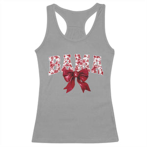 Vintage Bama Coquette Bow Racerback Tank Top Retro Varsity Alabama Football Lover AL State TS10 Sport Gray Print Your Wear