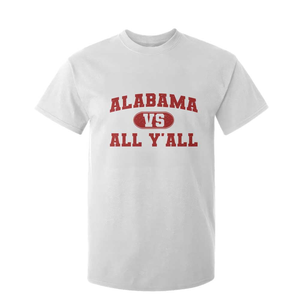 Alabama Fan T Shirt For Kid Vintage Sports Design Red Design Game Day TS10 White Print Your Wear