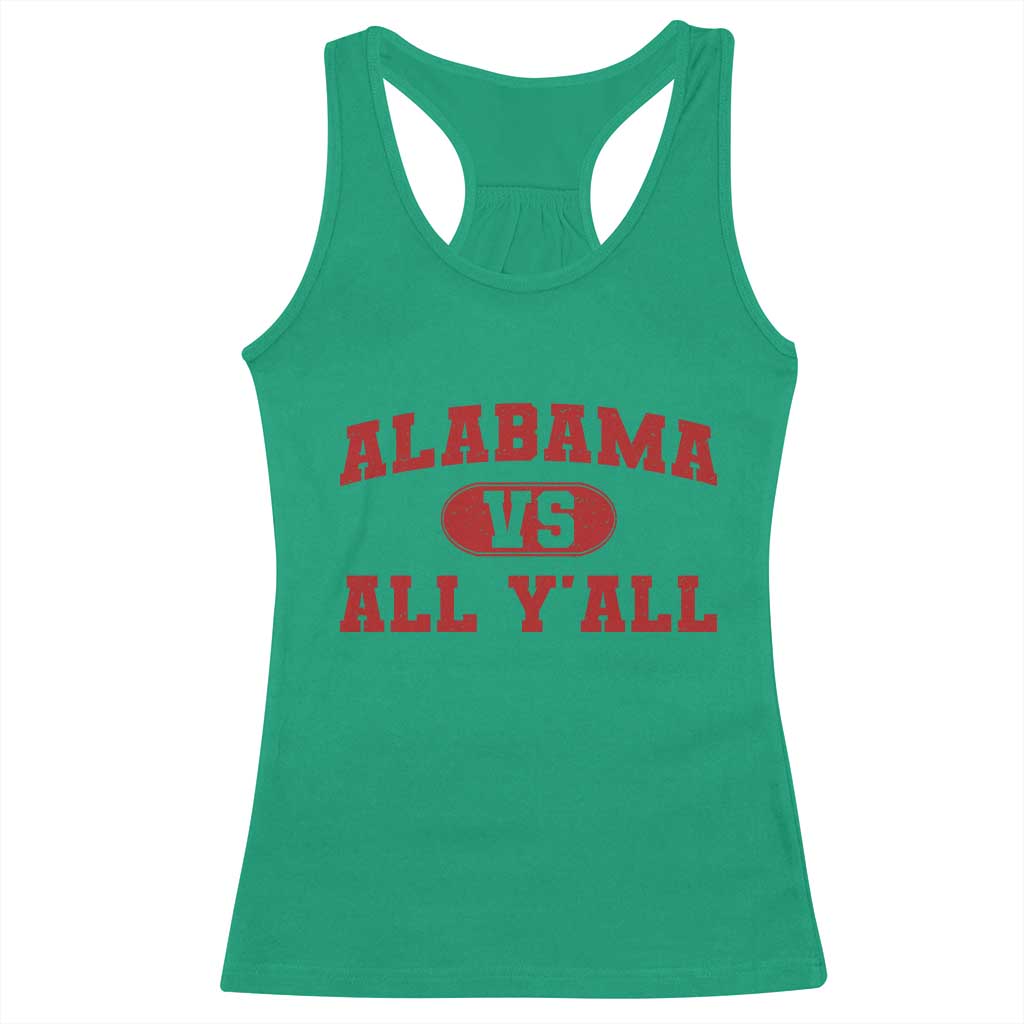 Alabama Fan Racerback Tank Top Vintage Sports Design Red Design Game Day TS10 Irish Green Print Your Wear