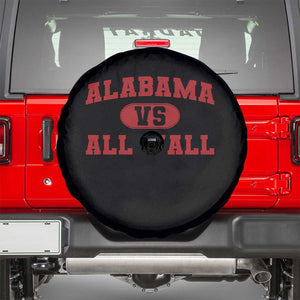 Alabama Fan Spare Tire Cover Vintage Sports Design Red Design Game Day TS10 Black Print Your Wear