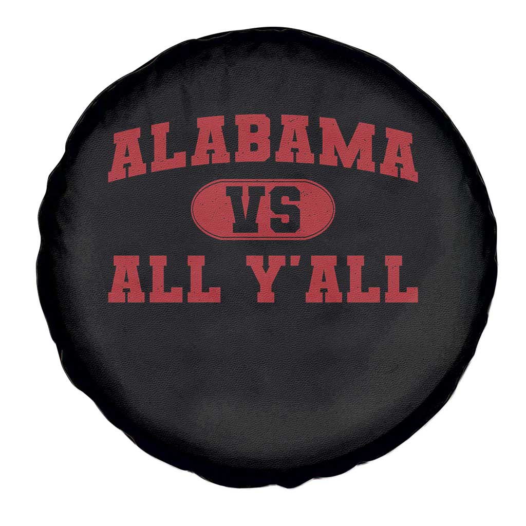 Alabama Fan Spare Tire Cover Vintage Sports Design Red Design Game Day TS10 Print Your Wear