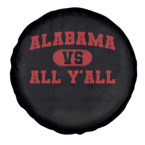 Alabama Fan Spare Tire Cover Vintage Sports Design Red Design Game Day TS10 Print Your Wear