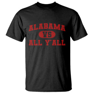 Alabama Fan T Shirt Vintage Sports Design Red Design Game Day TS10 Black Print Your Wear