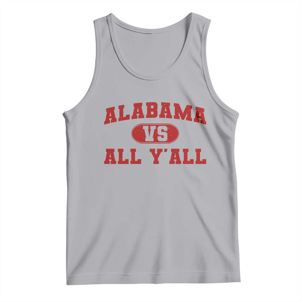 Alabama Fan Tank Top Vintage Sports Design Red Design Game Day TS10 Athletic Heather Print Your Wear