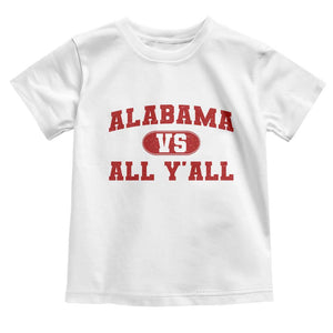 Alabama Fan Toddler T Shirt Vintage Sports Design Red Design Game Day TS10 White Print Your Wear