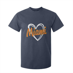 Vintage Miami T Shirt For Kid Classic Retro City Heart TS10 Navy Print Your Wear