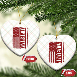 Vintage Alabama Fan Ceramic Ornament Classic Retro City USA Flag Game Day TS10 Print Your Wear