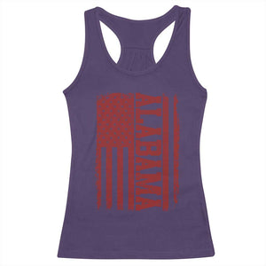 Vintage Alabama Fan Racerback Tank Top Classic Retro City USA Flag Game Day TS10 Purple Print Your Wear