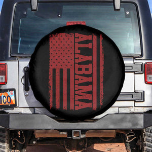 Vintage Alabama Fan Spare Tire Cover Classic Retro City USA Flag Game Day TS10 No hole Black Print Your Wear