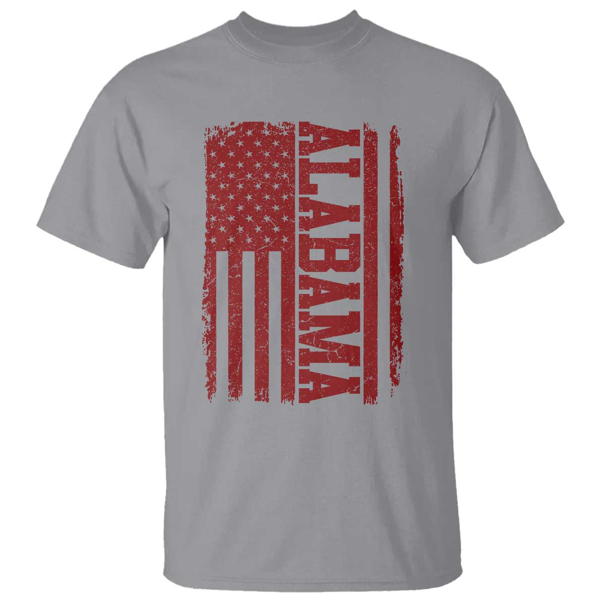 Vintage Alabama Fan T Shirt Classic Retro City USA Flag Game Day TS10 Sport Gray Print Your Wear