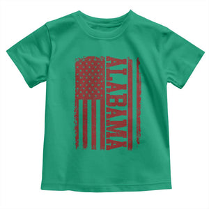 Vintage Alabama Fan Toddler T Shirt Classic Retro City USA Flag Game Day TS10 Irish Green Print Your Wear