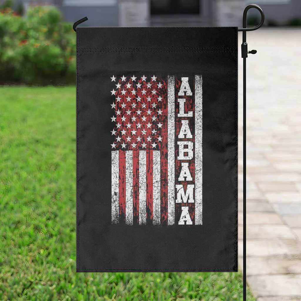 Alabama Fan Garden Flag Classic Retro City USA Flag Patriotic American TS10 Print Your Wear