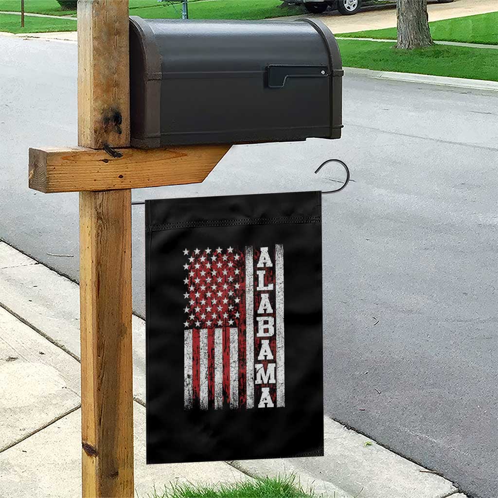 Alabama Fan Garden Flag Classic Retro City USA Flag Patriotic American TS10 Print Your Wear