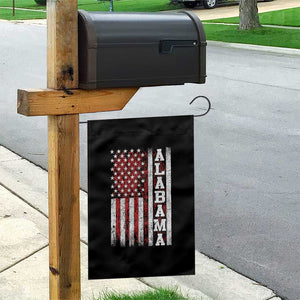 Alabama Fan Garden Flag Classic Retro City USA Flag Patriotic American TS10 Print Your Wear