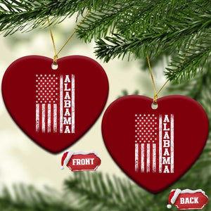 Alabama Fan Ceramic Ornament Classic Retro City USA Flag Patriotic American TS10 Print Your Wear