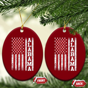 Alabama Fan Ceramic Ornament Classic Retro City USA Flag Patriotic American TS10 Print Your Wear