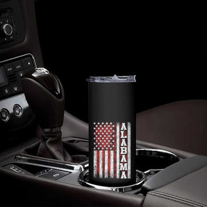 Alabama Fan Skinny Tumbler Classic Retro City USA Flag Patriotic American TS10 Print Your Wear