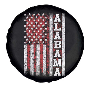 Alabama Fan Spare Tire Cover Classic Retro City USA Flag Patriotic American TS10 Print Your Wear