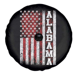 Alabama Fan Spare Tire Cover Classic Retro City USA Flag Patriotic American TS10 Print Your Wear