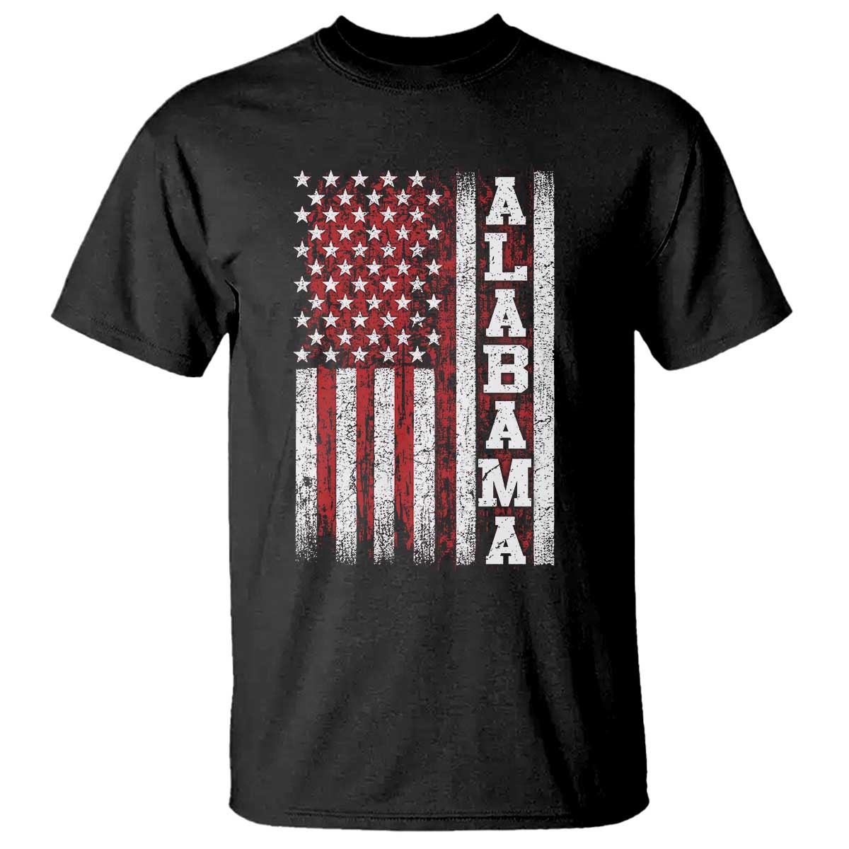 Alabama Fan T Shirt Classic Retro City USA Flag Patriotic American - Print Your Wear