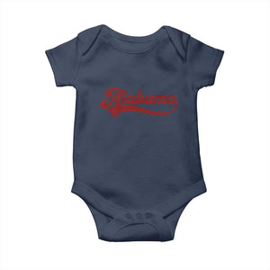 Alabama Fan Baby Onesie Vintage City Athletic Sports Game Day TS10 Navy Print Your Wear