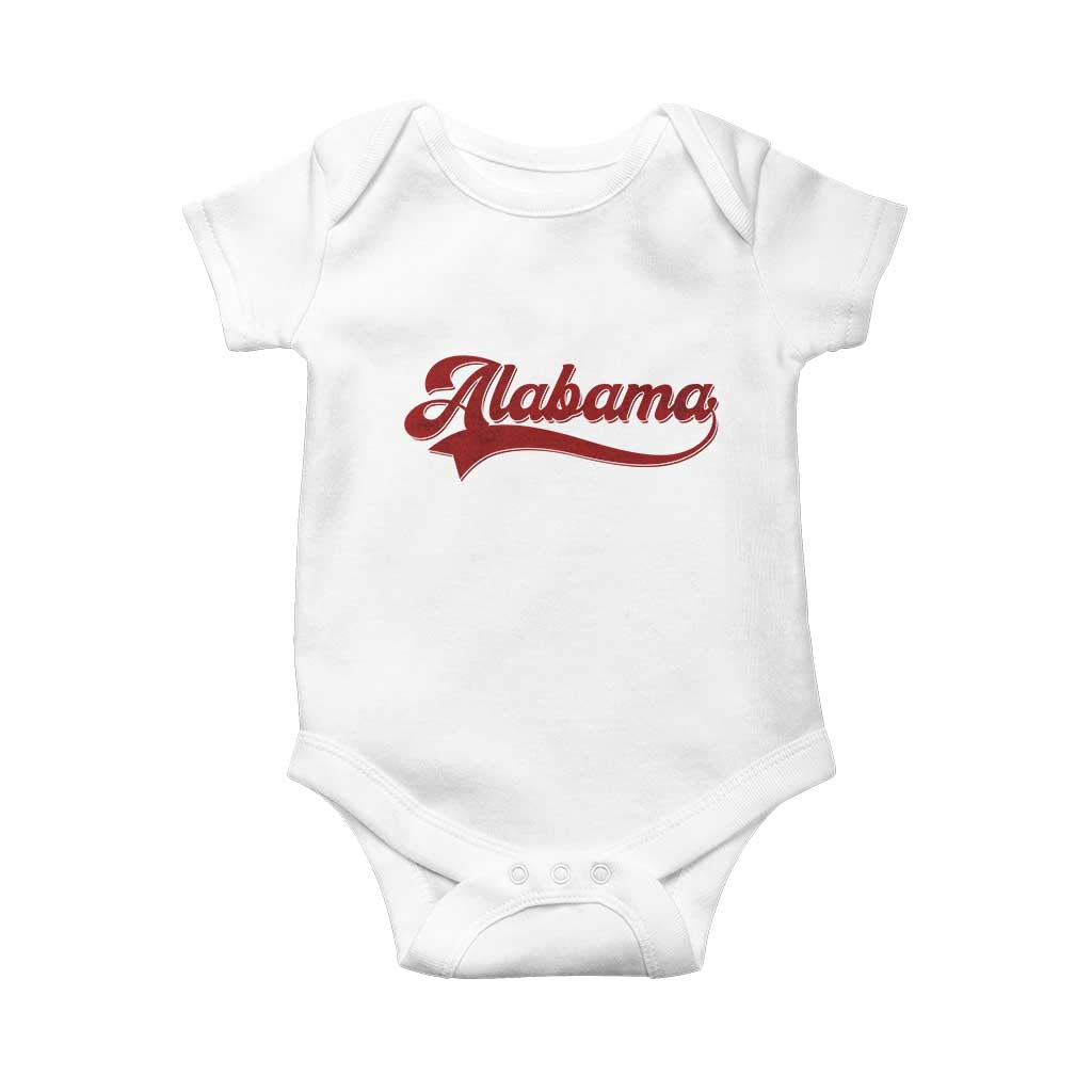 Alabama Fan Baby Onesie Vintage City Athletic Sports Game Day TS10 White Print Your Wear