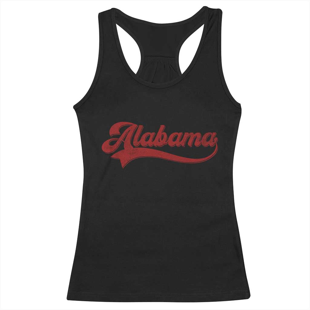 Alabama Fan Racerback Tank Top Vintage City Athletic Sports Game Day TS10 Black Print Your Wear