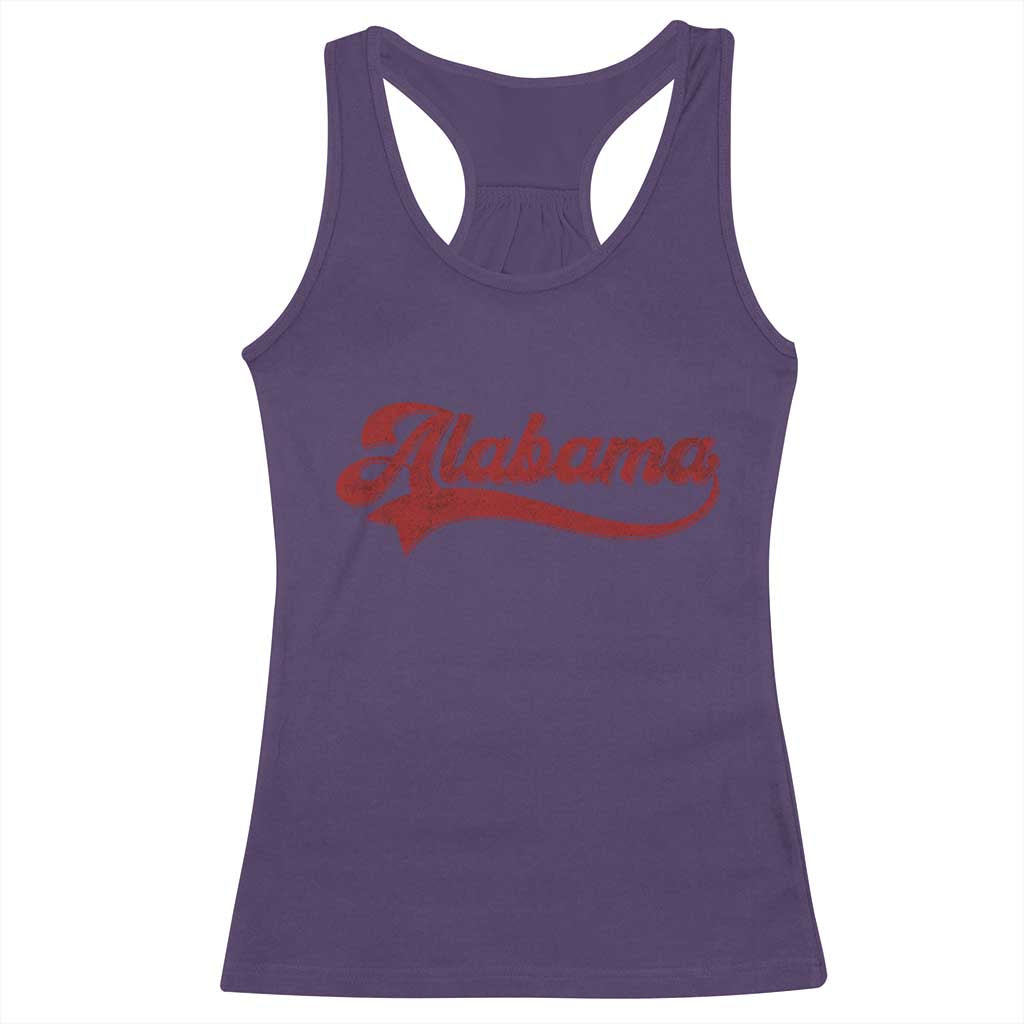 Alabama Fan Racerback Tank Top Vintage City Athletic Sports Game Day TS10 Purple Print Your Wear