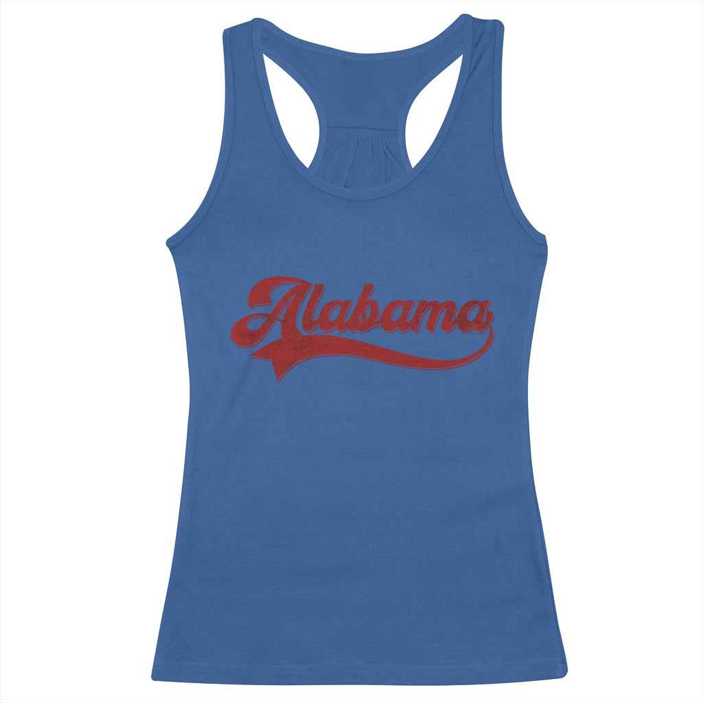 Alabama Fan Racerback Tank Top Vintage City Athletic Sports Game Day TS10 Royal Blue Print Your Wear