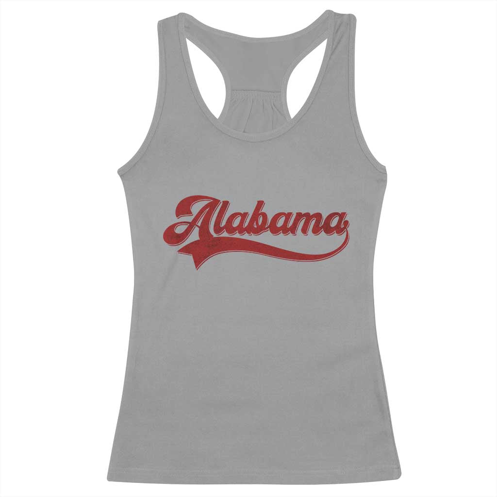 Alabama Fan Racerback Tank Top Vintage City Athletic Sports Game Day TS10 Sport Gray Print Your Wear