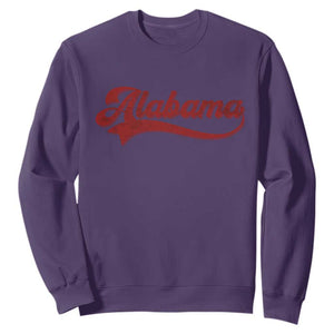 Alabama Fan Sweatshirt Vintage City Athletic Sports Game Day TS10 Purple Print Your Wear