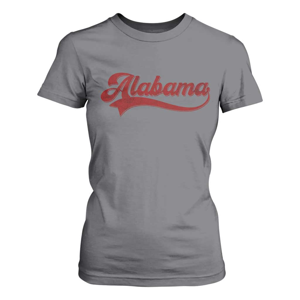 Alabama Fan T Shirt For Women Vintage City Athletic Sports Game Day TS10 Charcoal Print Your Wear